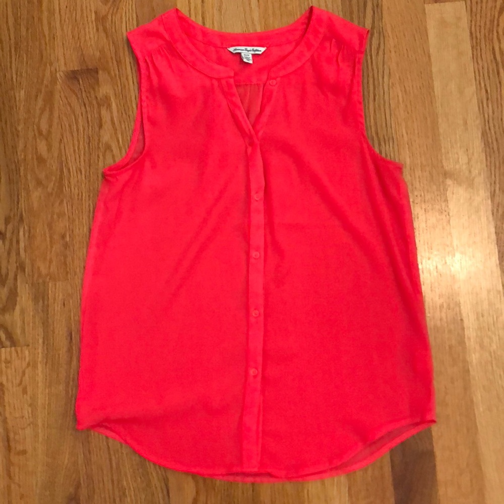American Eagle Button-up Tank